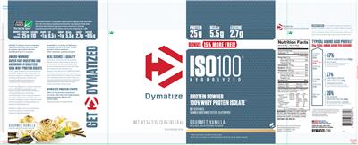 ISO100 Hydrolyzed Gourmet Vanilla