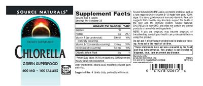 Chlorella 500 mg
