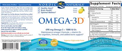Omega-3D Lemon