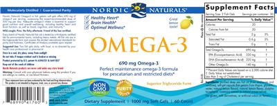 Omega-3 690 mg Lemon