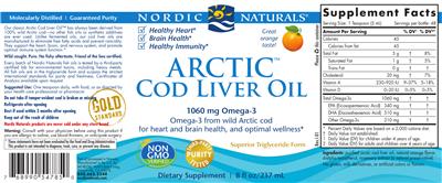 Arctic Cod Liver Oil Orange