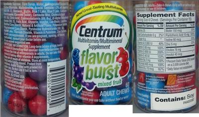 Centrum Flavor Burst Mixed Fruit