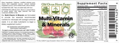 Multi-Vitamin & Minerals