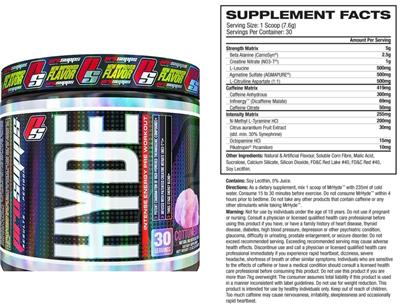 Photo of the PS ProSupps Hyde Cotton Candy label