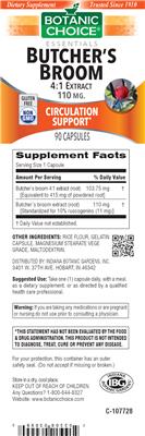 Butcher's Broom 4:1 Extract 110 mg