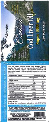 Cod Liver Oil Gems Super 1000 mg