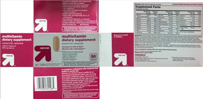 Photo of the up&up Multivitamin Women's 50+ Advanced label
