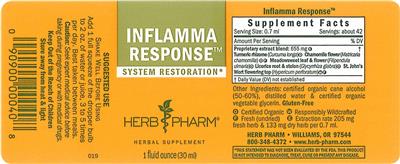 Photo of the Herb Pharm Inflamma Response label