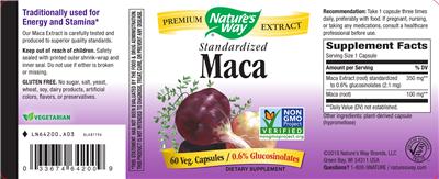 Standardized Maca
