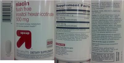 Niacin Flush Free Inositol Hexanicotinate 500 mg