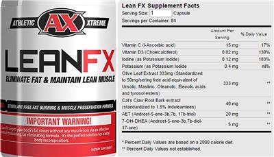 Photo of the Athletic Xtreme Lean FX label