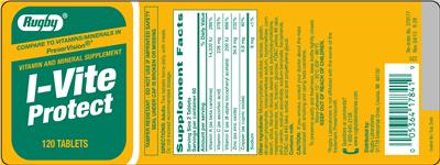 Photo of the Rugby I-Vite Protect label