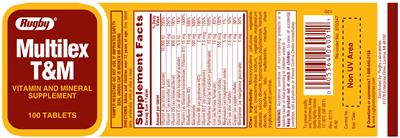 Photo of the Rugby Multilex T&M label