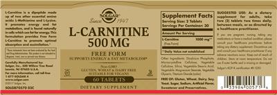 L-Carnitine 500 mg