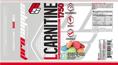 Photo of the PS ProSupps L-Carnitine 1750 Sweet-N-Tart label