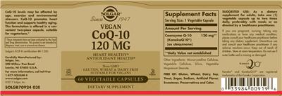 Vegan CoQ-10 120 mg