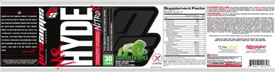 Photo of the PS ProSupps Mr Hyde NitroX Sour Green Apple label
