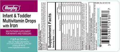 Infant & Toddler Multivitamin Drops with Iron