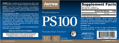 Product label for PS100 100 mg