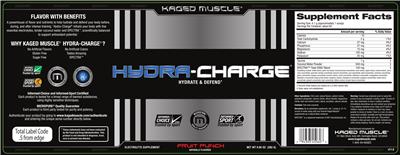 Photo of the Kaged Muscle Hydra-Charge Fruit Punch label