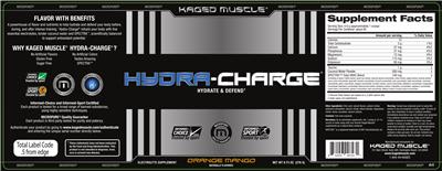Photo of the Kaged Muscle Hydra-Charge Orange Mango label