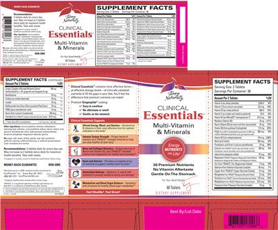 Photo of the Terry Naturally Clinical Essentials label