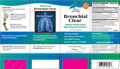 Photo of the Terry Naturally Bronchial Clear label