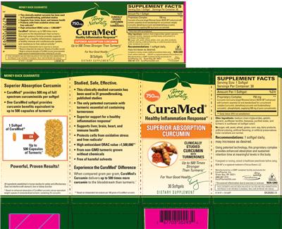 Photo of the Terry Naturally CuraMed 750 mg label