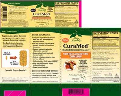 Photo of the Terry Naturally CuraMed 750 mg label