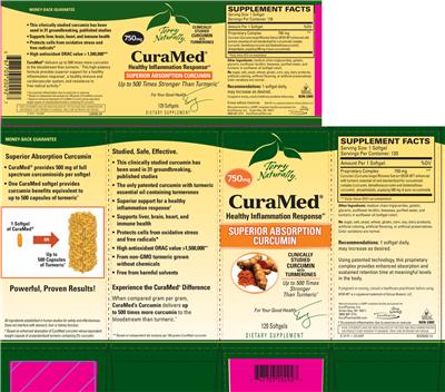 Photo of the Terry Naturally CuraMed 750 mg label
