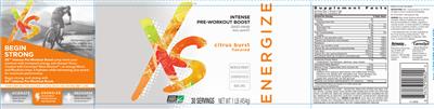 Intense Pre-Workout Boost Citrus Burst Flavored