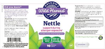 Photo of the Oregon's Wild Harvest Nettle label