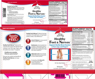 Photo of the Terry Naturally Healthy Feet & Nerves label
