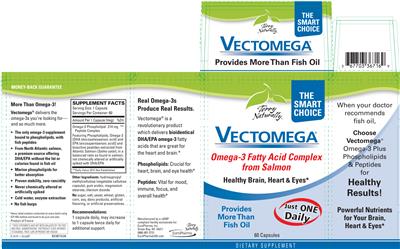Photo of the Terry Naturally Vectomega label