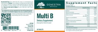 Photo of the Genestra Brands Multi B label