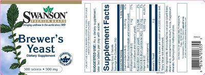 Brewer's Yeast 500 mg