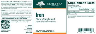 Photo of the Genestra Brands Iron label