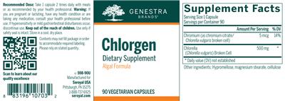 Photo of the Genestra Brands Chlorgen label
