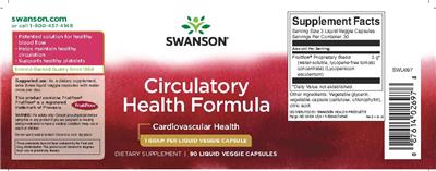 Photo of the Swanson Circulatory Health Formula label