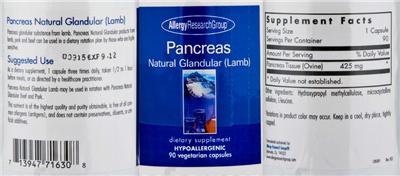 Pancreas Natural Glandular (Lamb)