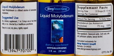 Liquid Molybdenum