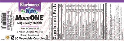 Photo of the Bluebonnet Multi One label