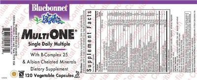 Photo of the Bluebonnet Multi One label
