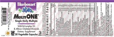 Photo of the Bluebonnet Multi One label