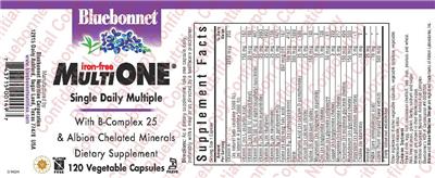 Photo of the Bluebonnet Multi One Iron-Free label