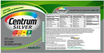 Photo of the Centrum Centrum Silver Adults 50+ label