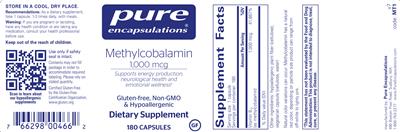 Methylcobalamin 1,000 mcg