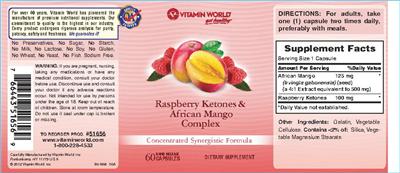 Raspberry Ketones & African Mango Complex