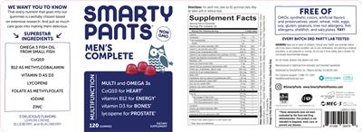 Photo of the SmartyPants Men's Complete label