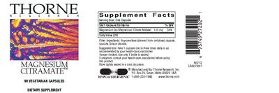 Magnesium Citramate